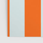 Wavy Stripe Abstract Art  Colorful Geometric Flow in Orange Blue Lilac and Teal Poster Gallery Image 3