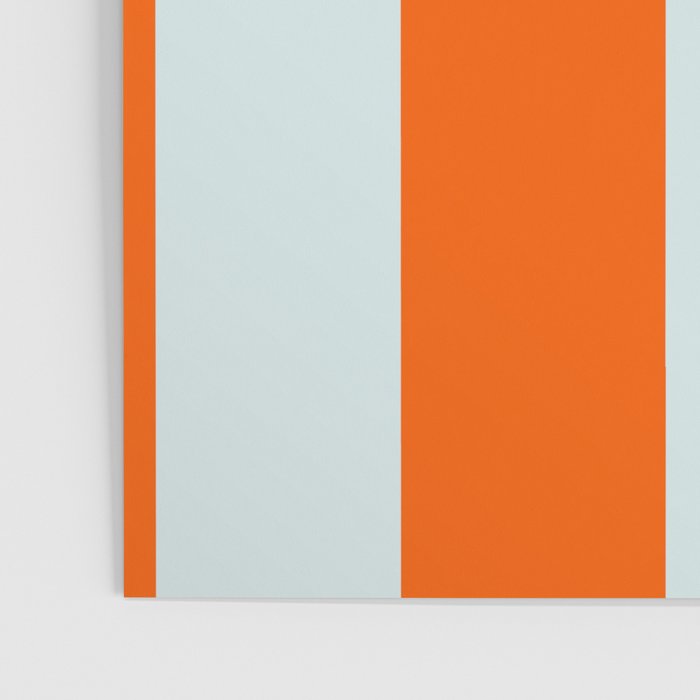 Wavy Stripe Abstract Art  Colorful Geometric Flow in Orange Blue Lilac and Teal Poster Gallery Image 3