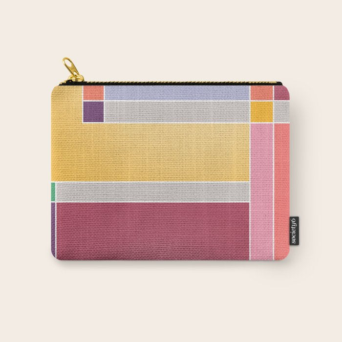 Minimal Geometric Abstraction 71 Carry All Pouch Gallery Image 1
