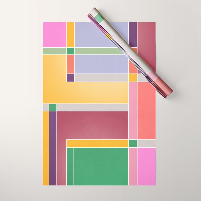 Minimal Geometric Abstraction 71 Wrapping Paper Gallery Image 1