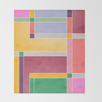 Minimal Geometric Abstraction 71 Throw Blanket Gallery Image 2