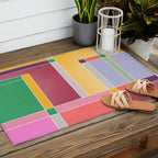 Minimal Geometric Abstraction 71 Outdoor Rug Gallery Image 2
