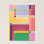 Minimal Geometric Abstraction 71 Stationery Card Gallery Image 2