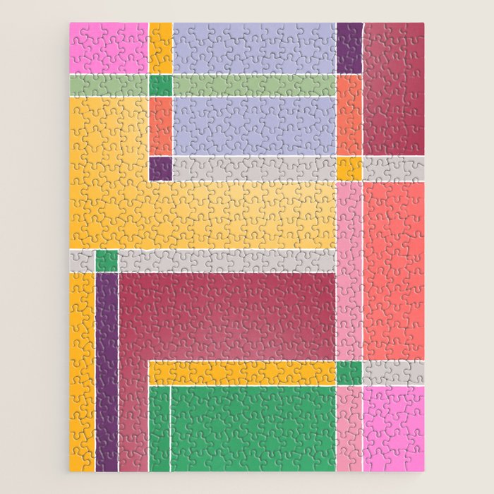 Minimal Geometric Abstraction 71 Jigsaw Puzzle Gallery Image 1
