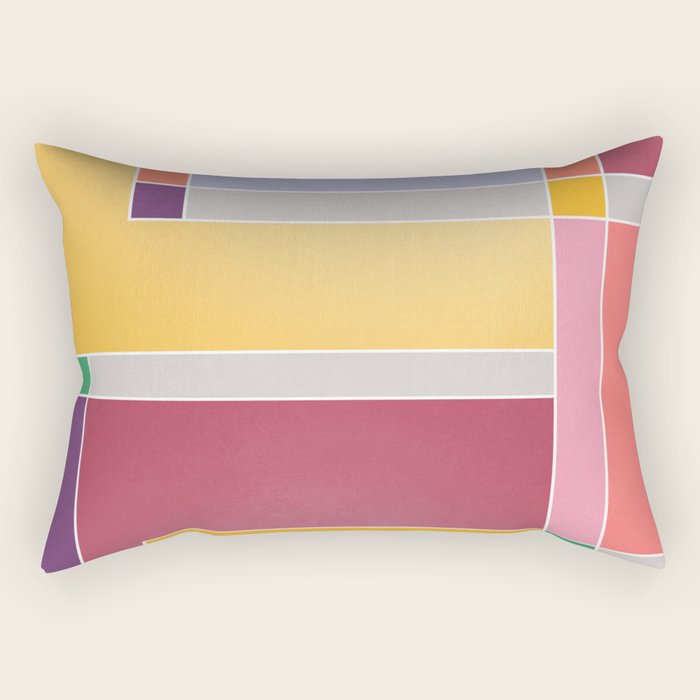 Minimal Geometric Abstraction 71 Rectangular Pillow Gallery Image 2