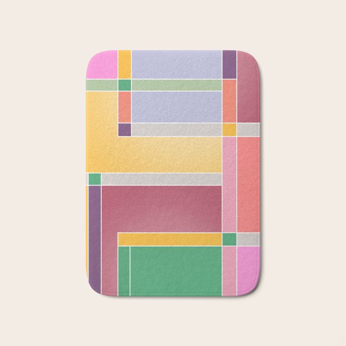 Minimal Geometric Abstraction 71 Bath Mat Gallery Image 1