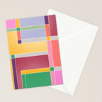 Minimal Geometric Abstraction 71 Stationery Card Gallery Image 2