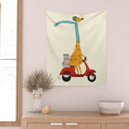 college days Wall Tapestry Gallery Image 2