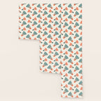 Orange and teal vintage badminton shuttlecocks Wallpaper Gallery Image 3