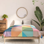 Pastel triangles Comforter Gallery Image 3