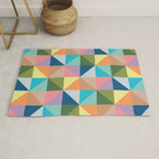Pastel triangles Rug Gallery Image 1