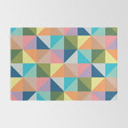Pastel triangles Rug Gallery Image 2