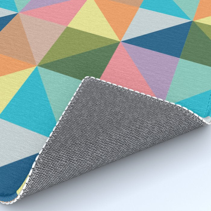 Pastel triangles Rug Gallery Image 4