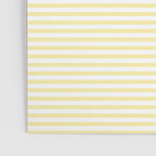 Fine Stripes Narrow Stripe Pattern in Light Butter Yellow and White Poster Gallery Image 3