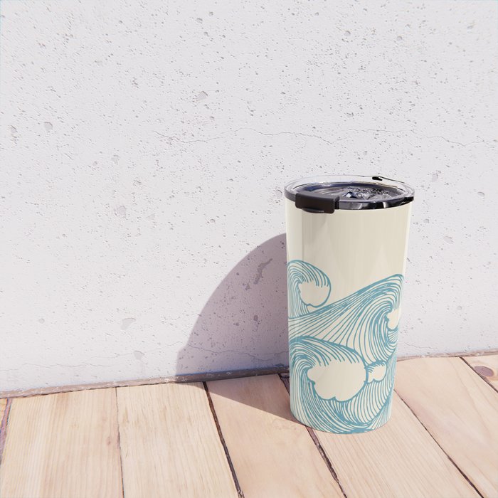 Waves Travel Mug Gallery Image 4