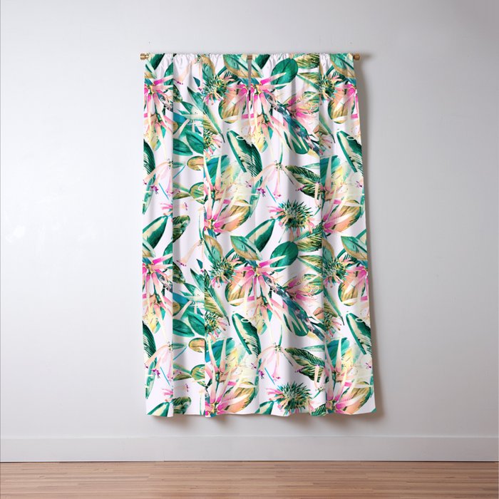 Abstract of exotic nature I Window Curtain Gallery Image 3