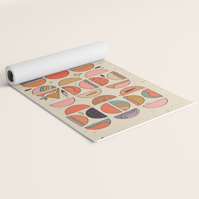 Retro Fruits Yoga Mat Gallery Image 2