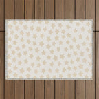 Gold Stars Pattern Outdoor Rug Gallery Image 1