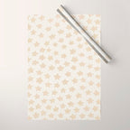 Gold Stars Pattern Wrapping Paper Gallery Image 1