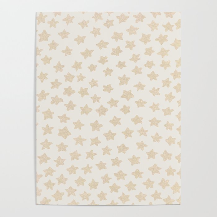 Gold Stars Pattern Poster Gallery Image 4