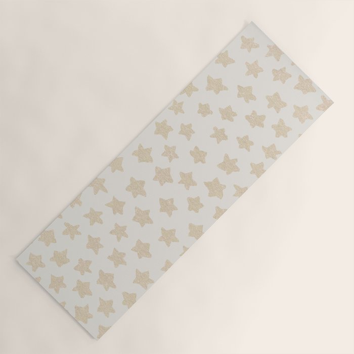 Gold Stars Pattern Yoga Mat Gallery Image 1