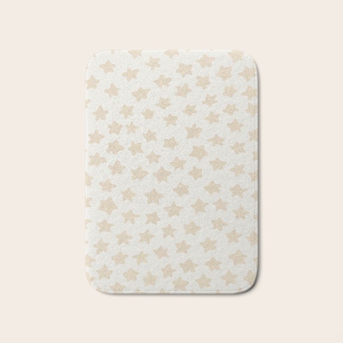 Gold Stars Pattern Bath Mat Gallery Image 1