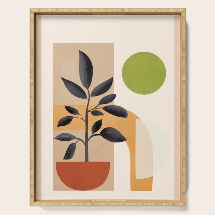 Soft Shapes XXI Serving Tray Gallery Image 1