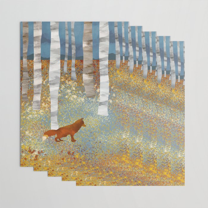 Autumn Fox Wrapping Paper Gallery Image 3