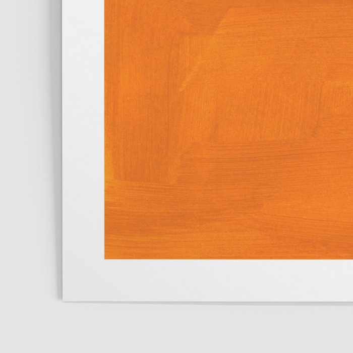 Pastel Neon Pink Yellow Ochre Mid Century Modern Abstract Minimalist Rothko Color Field Squares Poster Gallery Image 3