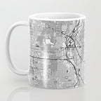 Denver White Map Coffee Mug Gallery Image 3