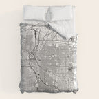 Denver White Map Comforter Gallery Image 6