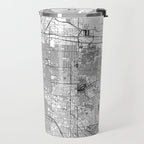 Denver White Map Travel Mug Gallery Image 2