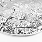 Denver White Map Bath Mat Gallery Image 3