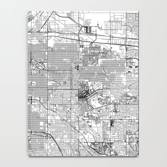 Denver White Map Notebook Gallery Image 4