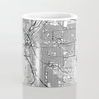 Denver White Map Coffee Mug Gallery Image 4