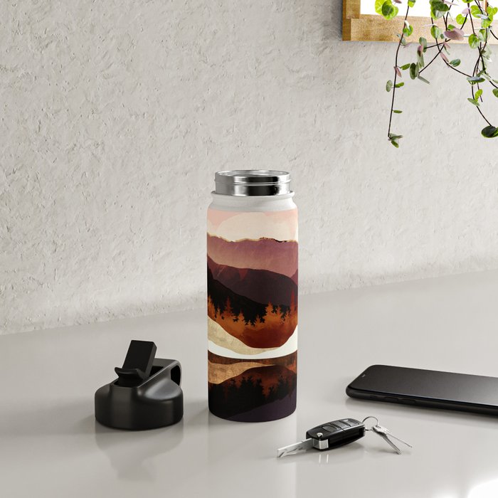 Rose Mountain Reflection Water Bottle Gallery Image 4