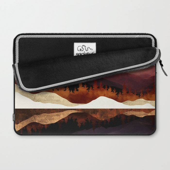 Rose Mountain Reflection Laptop Sleeve Gallery Image 2