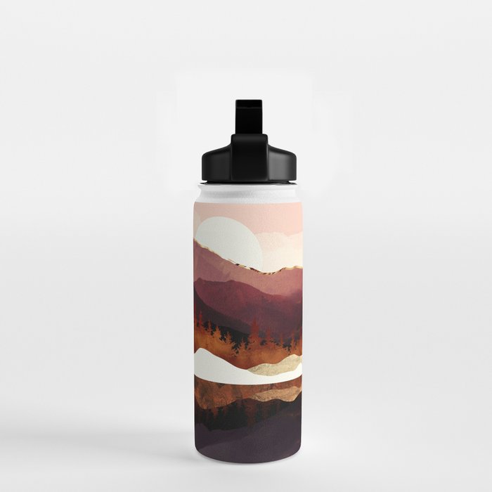 Rose Mountain Reflection Water Bottle Gallery Image 2