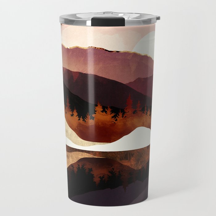 Rose Mountain Reflection Travel Mug Gallery Image 1