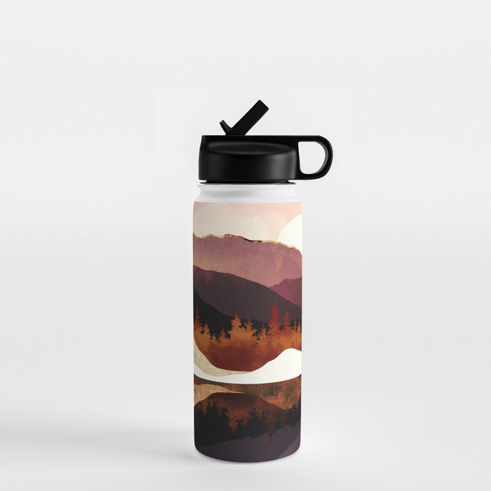 Rose Mountain Reflection Water Bottle Gallery Image 1
