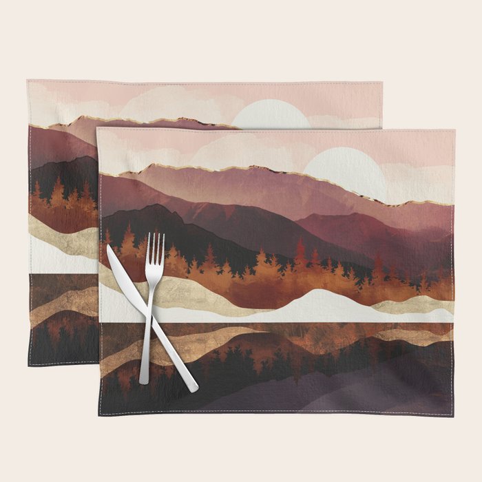 Rose Mountain Reflection Placemat Gallery Image 1