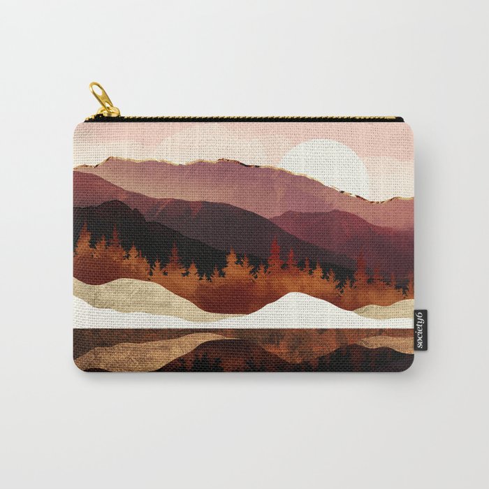 Rose Mountain Reflection Carry All Pouch Gallery Image 1