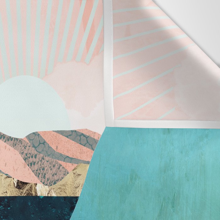 Mint Mountains Wall Tapestry Gallery Image 3