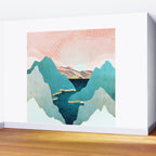 Mint Mountains Wall Mural Gallery Image 2