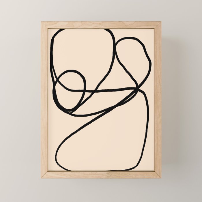 Infinite loop II - Curated collection Mini Art Print Gallery Image 1