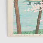 Spring in Arashiyama Kawase Hasui Japanese Woodblock Vintage Forest Landscape Japandi Zen Design Poster Gallery Image 3