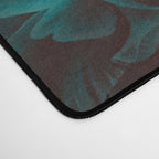 Vintage & Shabby Chic - Purple Botanical Lush Flowers Midnight Garden Desk Mat Gallery Image 4