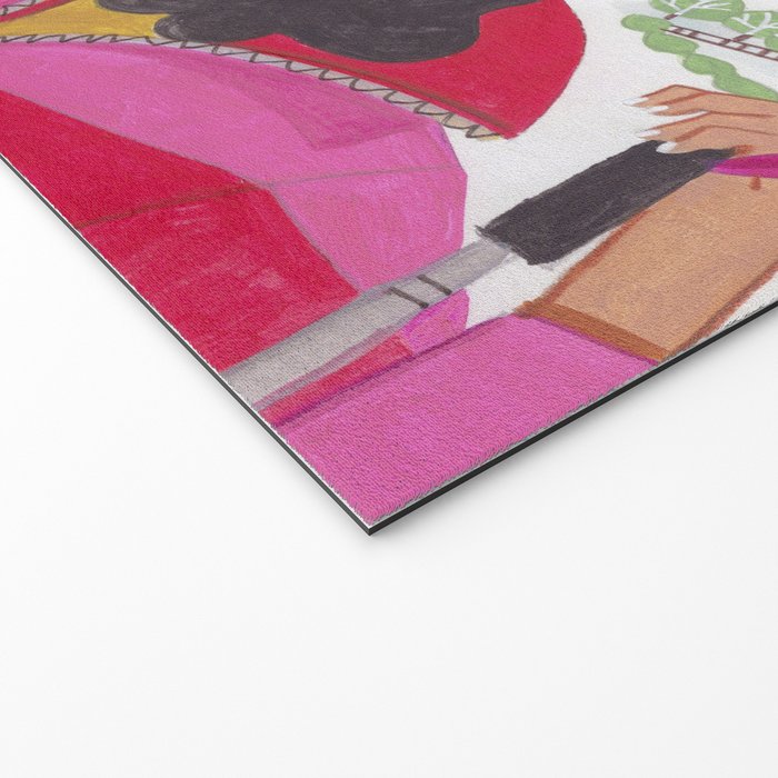 Woman in Gstaad Switzerland Welcome Mat Gallery Image 2