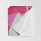 Woman in Gstaad Switzerland Throw Blanket Gallery Image 3