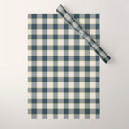 Modern Tartan in Earth Tones Wrapping Paper Gallery Image 1